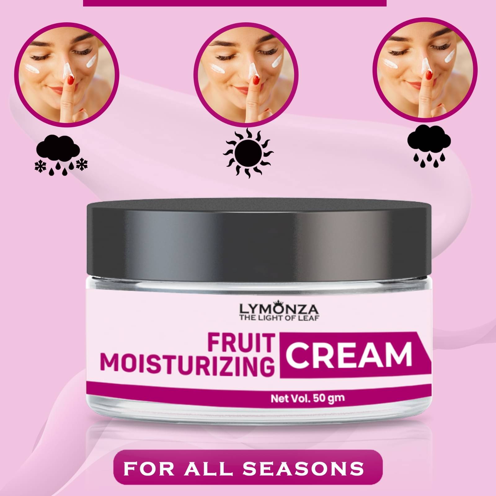     			LYMONZA Moisturizer Dry Skin Fruit ( 50 gm )