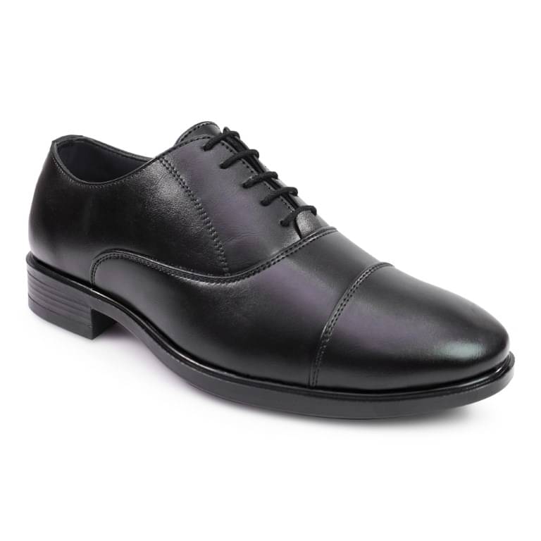     			MICHAELSHU Black Men's Derby Formal Shoes