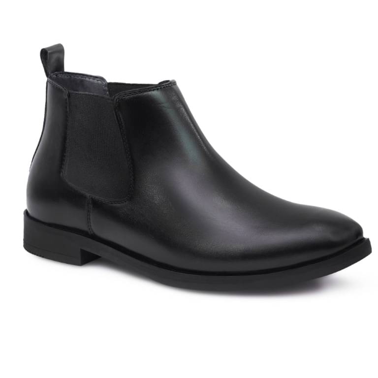     			MICHAELSHU Black Men's Slip-on Shoes