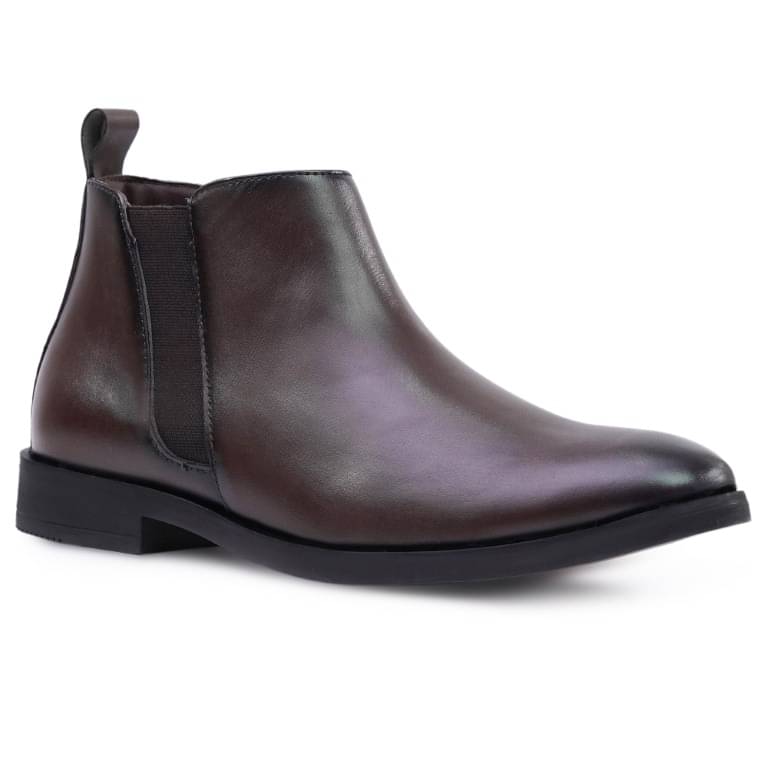     			MICHAELSHU Brown Men's Slip-on Shoes