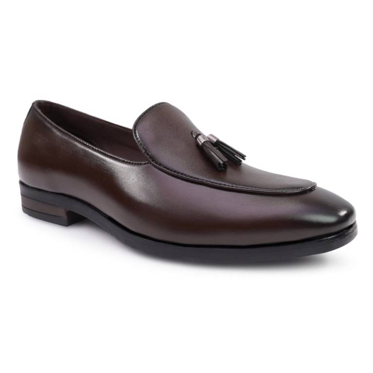     			MICHAELSHU Brown Men's Slip-on Shoes