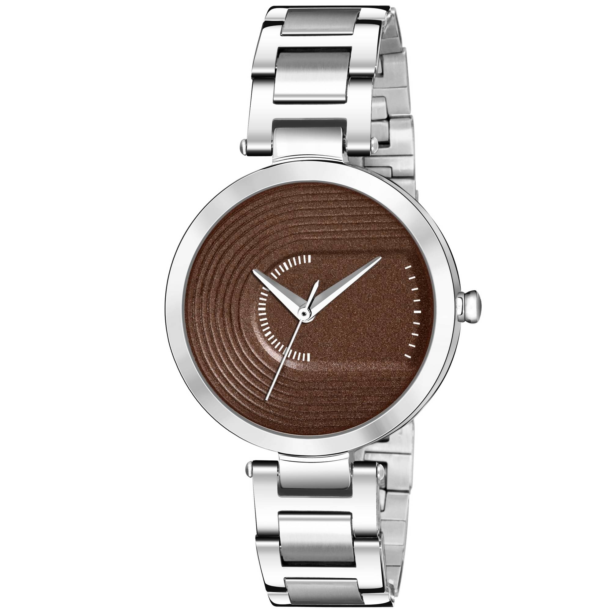     			Newman Silver Metal Analog Womens Watch