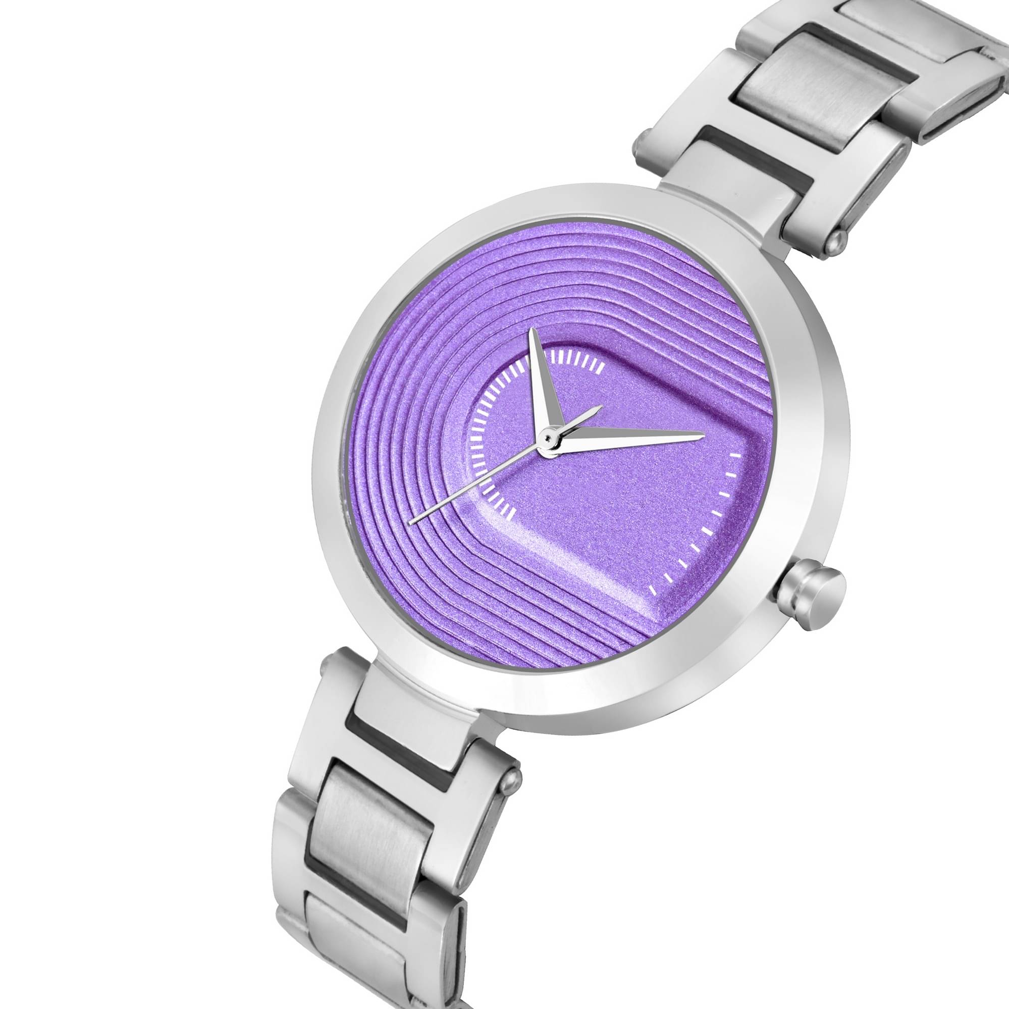     			Newman Silver Metal Analog Womens Watch