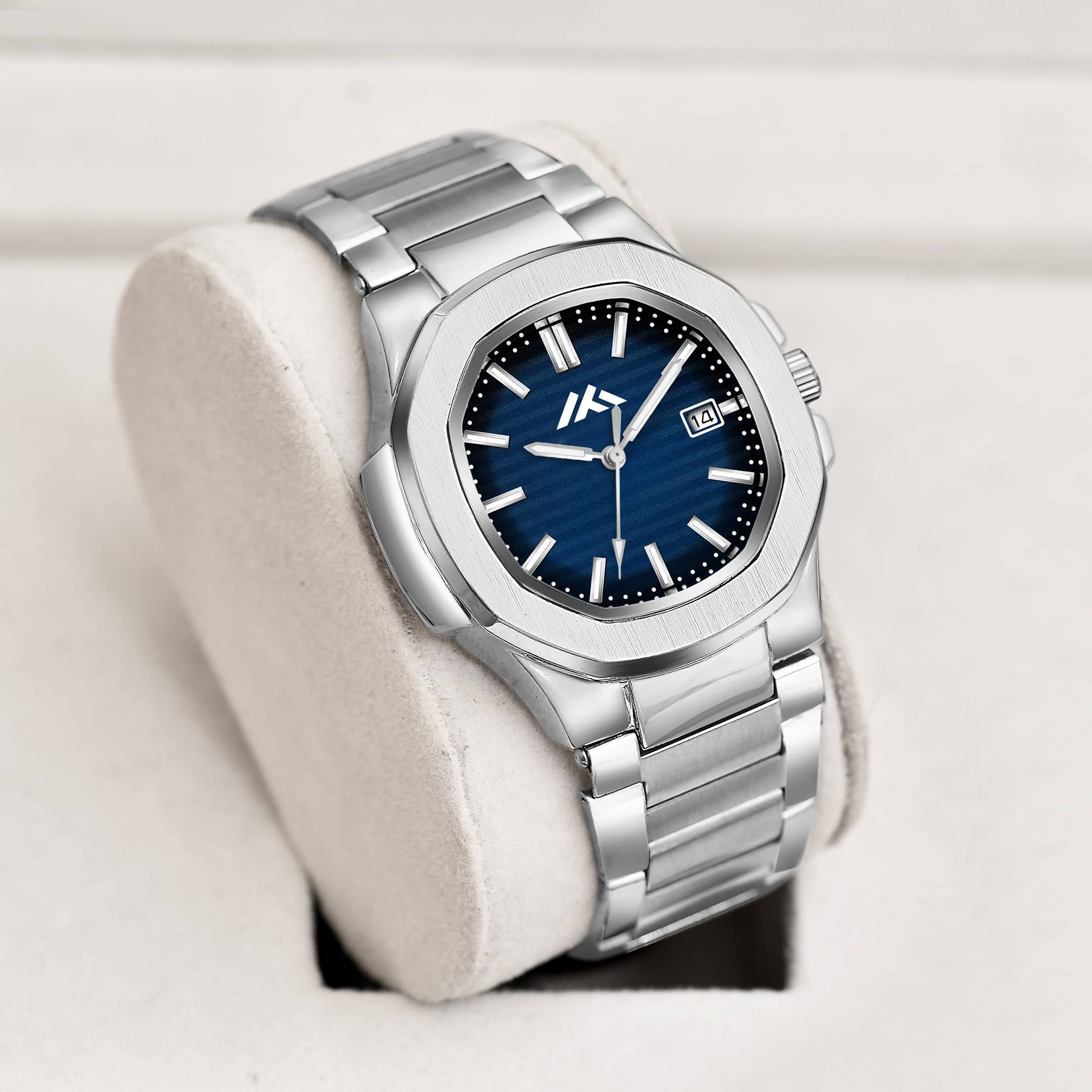     			Newman Silver Silicon Analog Men's Watch