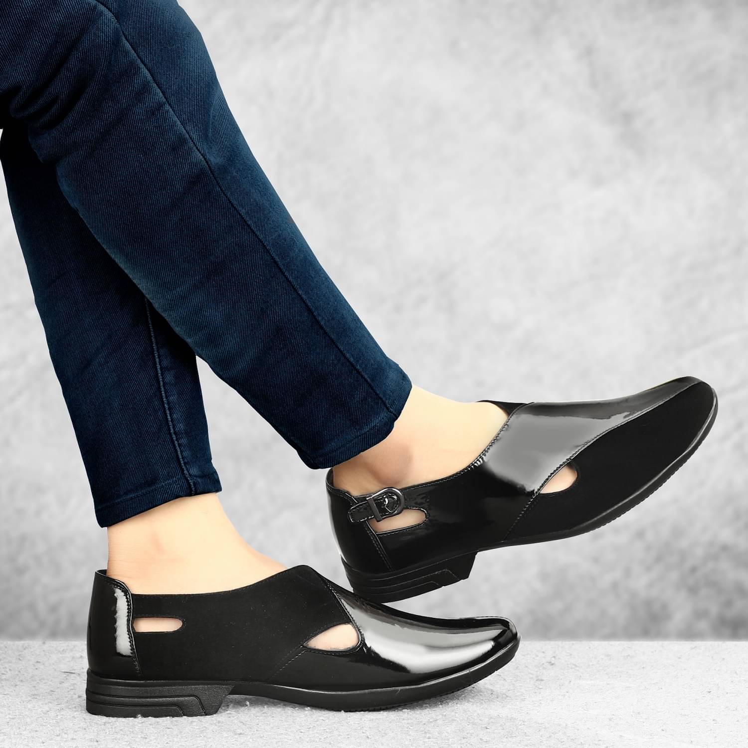     			Pilado - Black Men's Sandals