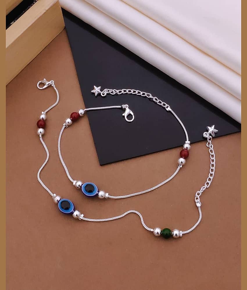 Shivay Fashion hub Silver Anklets ( Pack of 1 ) - Anklets | Buy online on ZillyBuy