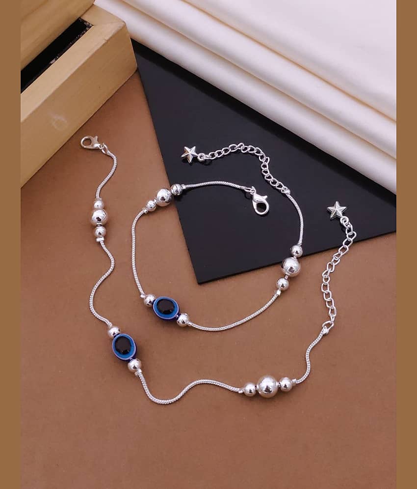Shivay Fashion hub Silver Anklets ( Pack of 1 ) - Anklets | Buy online on ZillyBuy