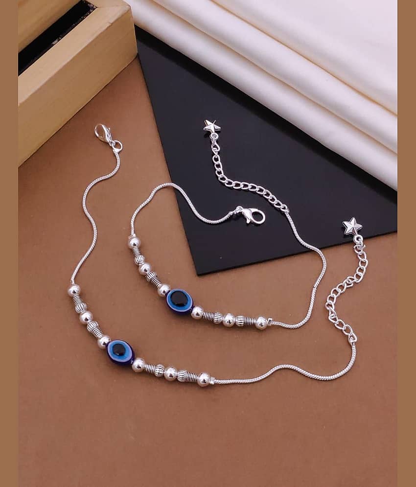 Shivay Fashion hub Silver Anklets ( Pack of 1 ) - Anklets | Buy online on ZillyBuy