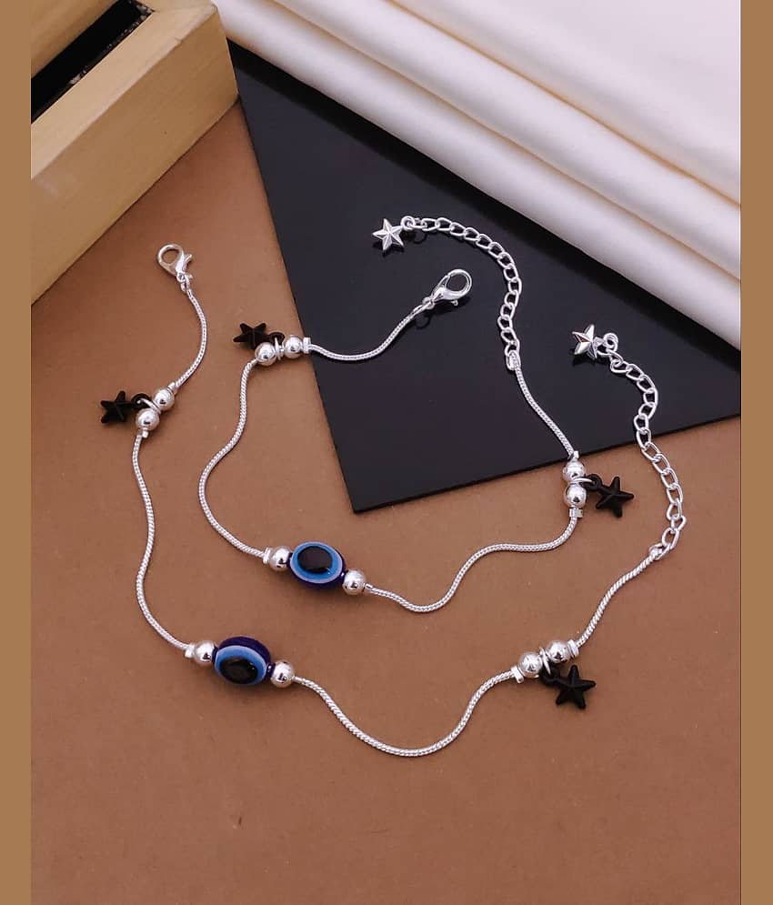Shivay Fashion hub Silver Anklets ( Pack of 1 ) - Anklets | Buy online on ZillyBuy