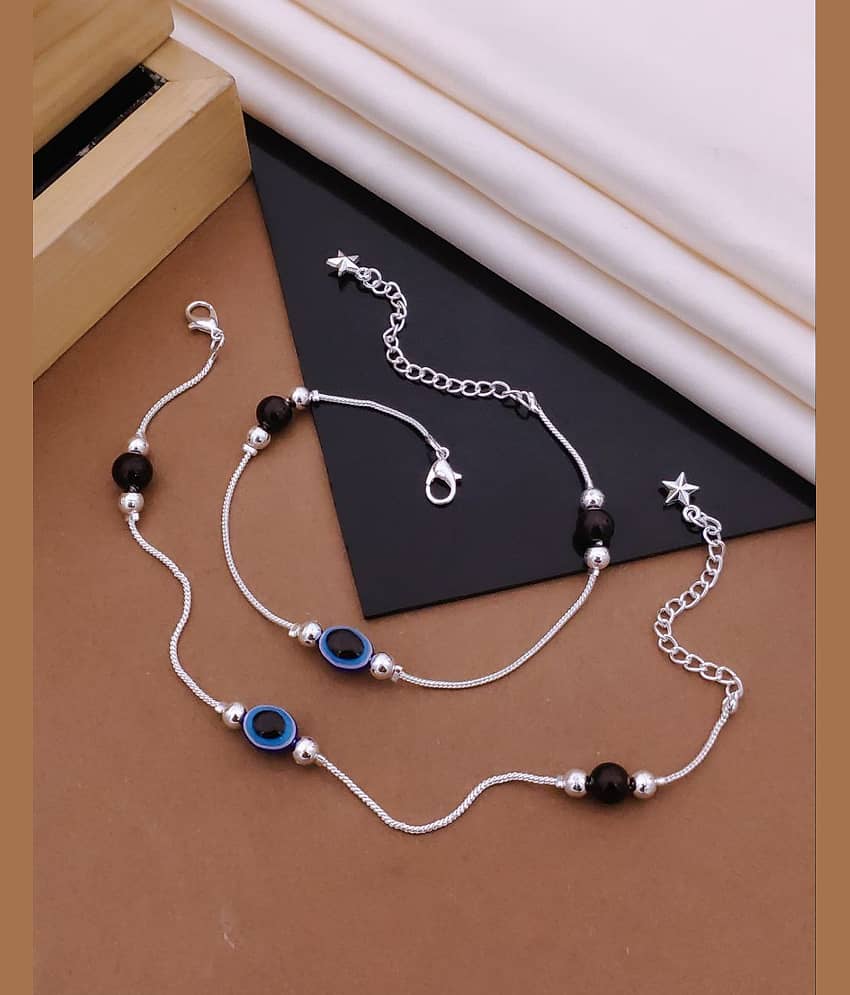 Shivay Fashion hub Silver Anklets ( Pack of 1 ) - Anklets | Buy online on ZillyBuy