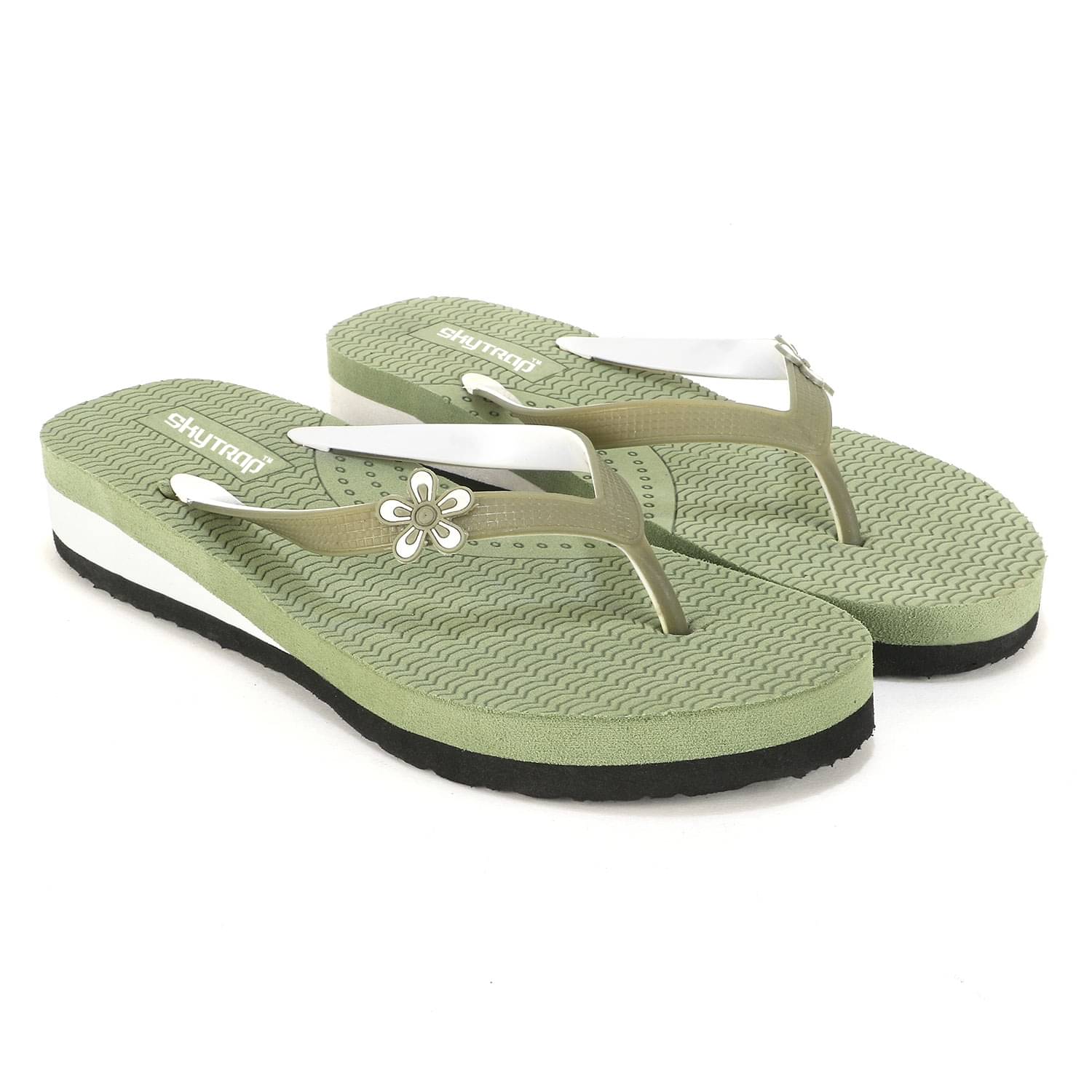     			Skytrap Green Women's Daily Slipper