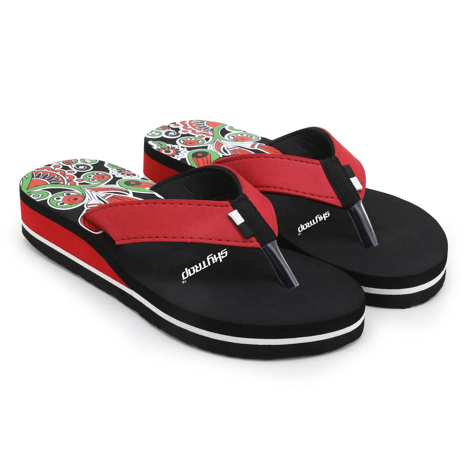     			Skytrap Red Women's Daily Slipper