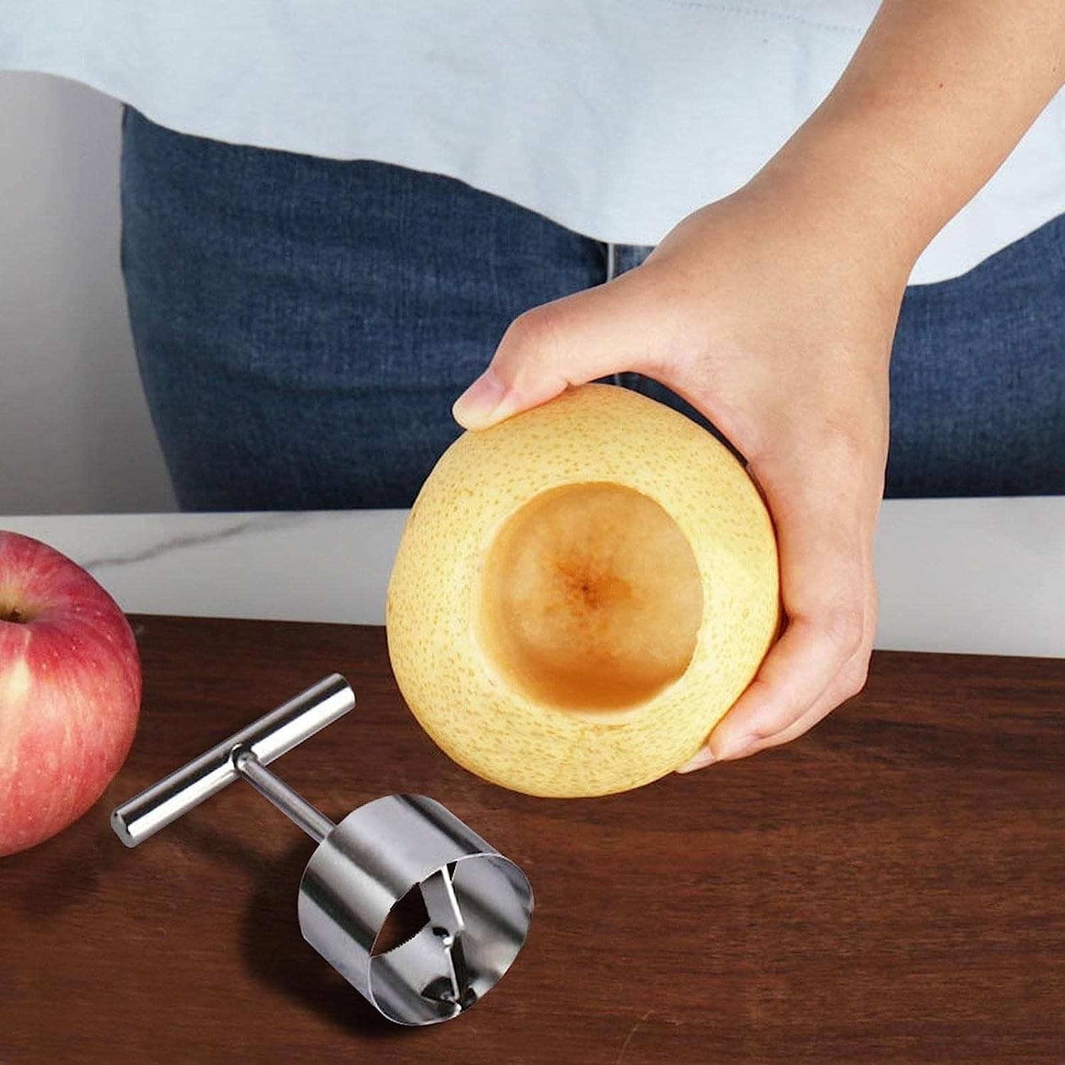 Stainless Steel Fruit Corer Tool for Kitchen Use Stainless Steel Fruit Corer Tool for Kitchen Use