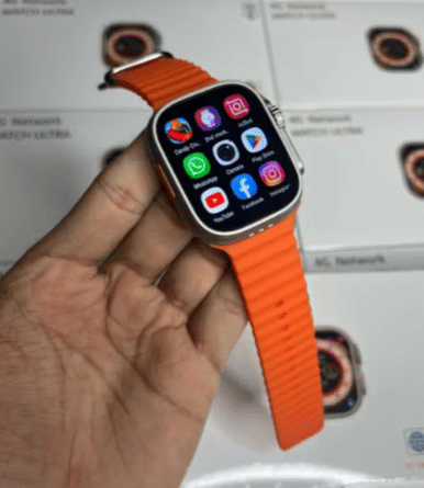 T800 Ultra Smart Watch with Beautiful Strap, Bluetooth Calling Smart Watch, 1.99" Touch Display with Fitness & Outdoor, Health & Medical Tracker, 8 Unique UI Interactions (Orange) T800 Ultra Smart Watch with Beautiful Strap, Bluetooth Calling Smart Watch, 1.99" Touch Display with Fitness & Outdoor, Health & Medical Tracker, 8 Unique UI Interactions (Orange)
