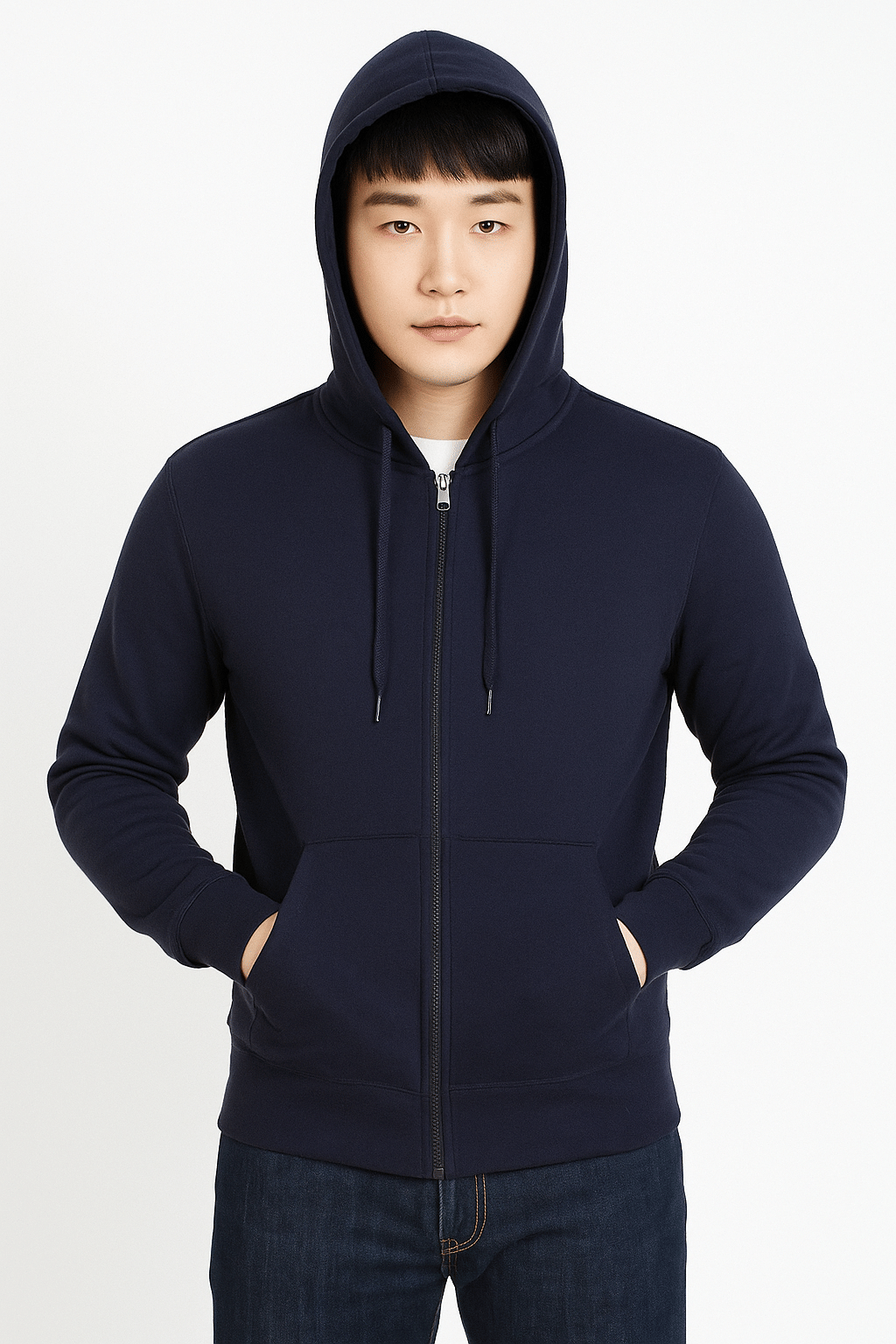 TAZO Fleece Hooded Men's Sweatshirt - Blue ( Pack of 1 ) TAZO Fleece Hooded Men's Sweatshirt - Blue ( Pack of 1 )