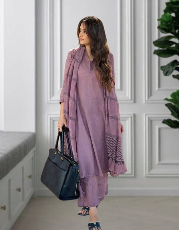 piludi Women Rayon Solid Straight Kurti With Pants ( Purple )     			piludi Women Rayon Solid Straight Kurti With Pants ( Purple )