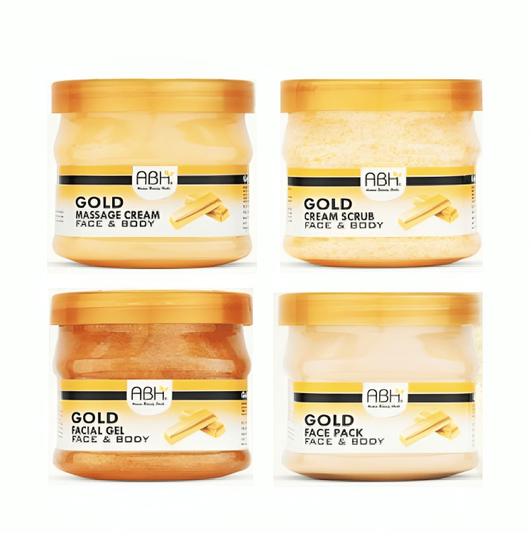     			ABH Instant Glow & Radiance 3 Times Use Facial Kit For All Skin Type Orange Massage Kit Combo ( Pack of 4 )