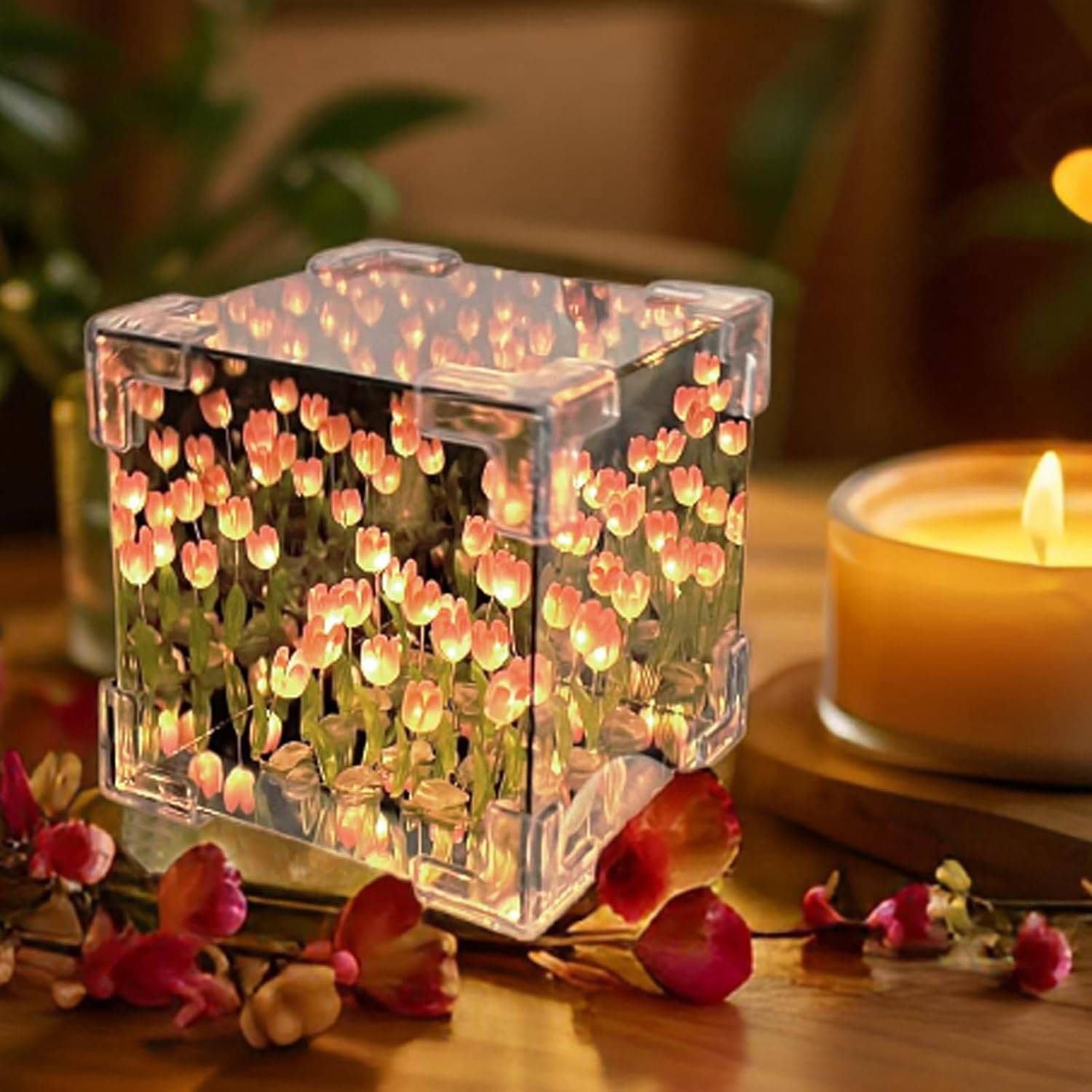     			ACORT Yellow Decorative Table Lamp ( Pack of 1 )