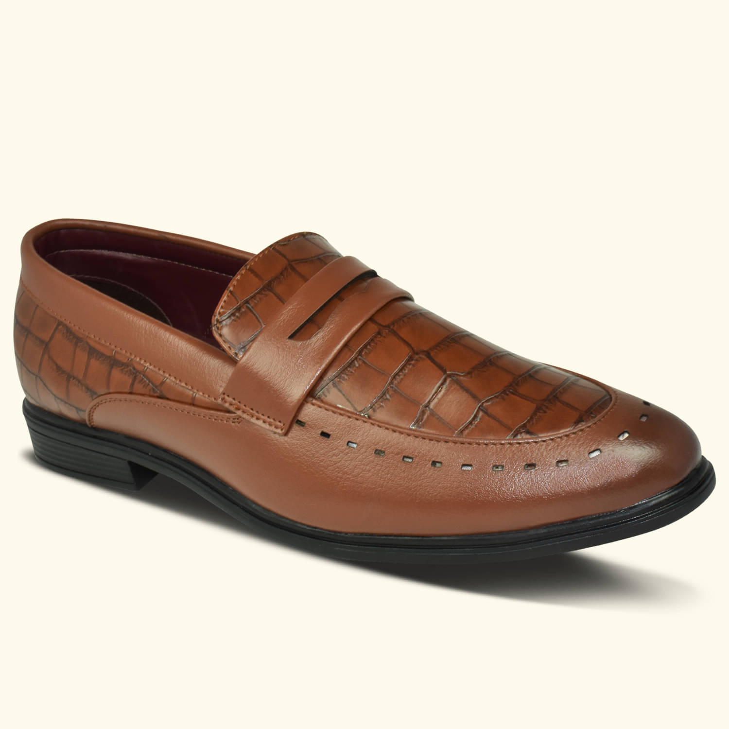     			Ajanta Brown Men's Mocassin Formal Shoes