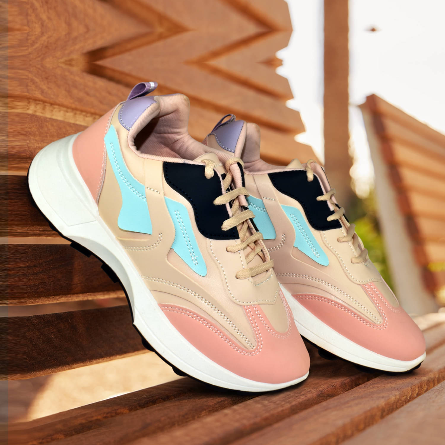     			Ajanta Pink Women's Sneakers