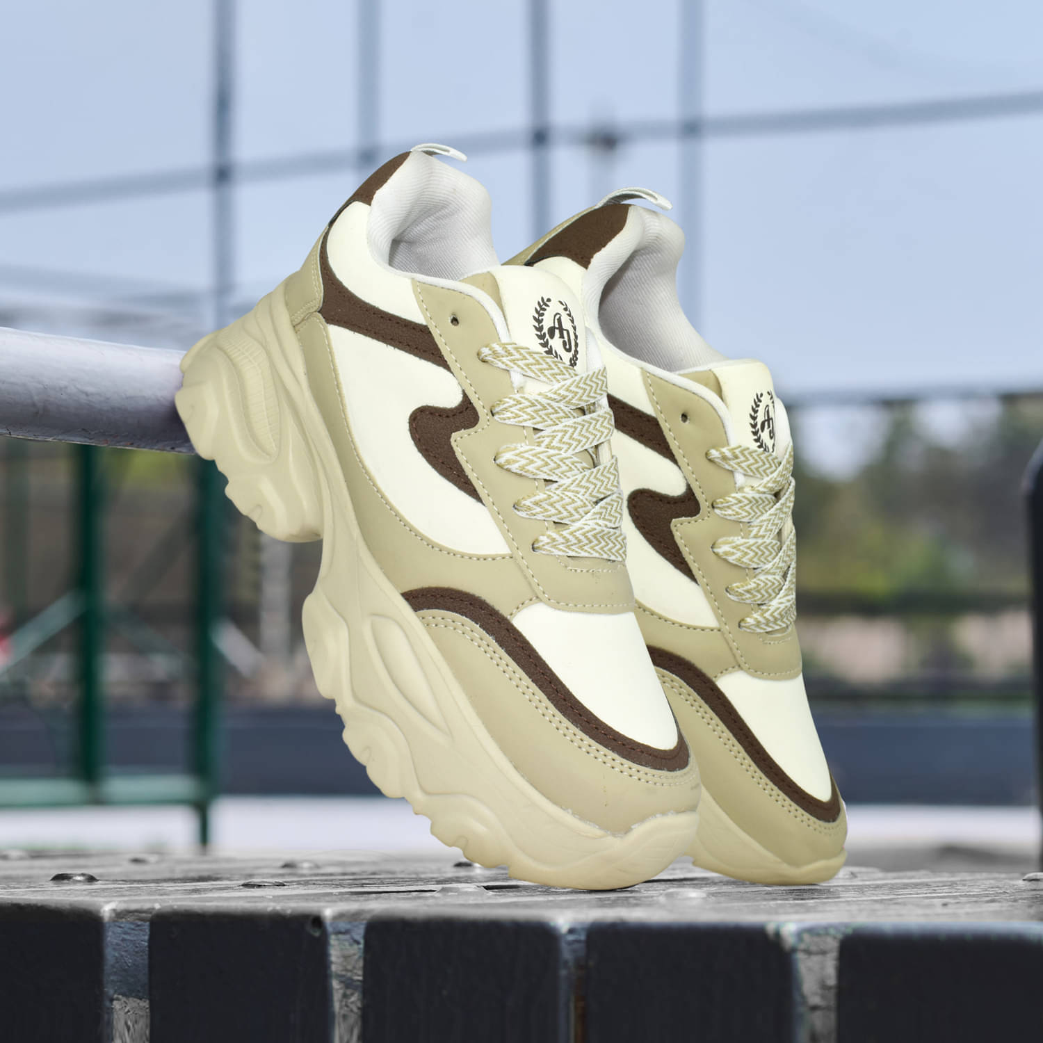     			Ajanta White Women's Sneakers