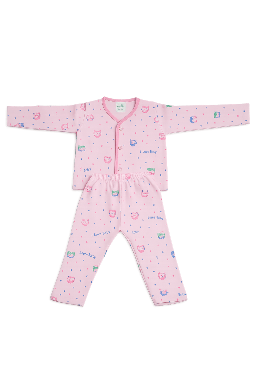    			Angolalark Pack of 1 Unisex for Baby Cotton Blend Shirt ( Pink )