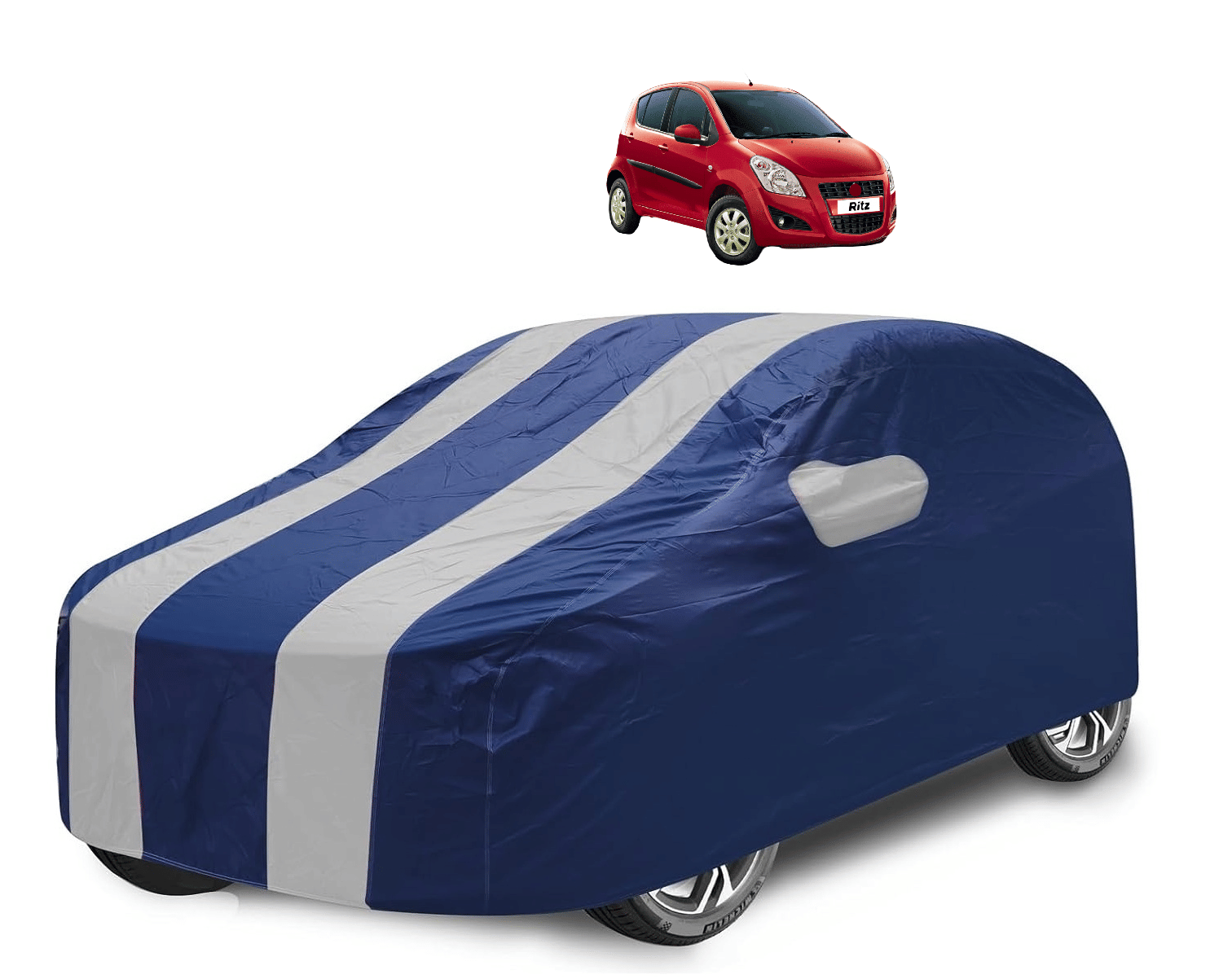 Auto Hub Car Body Cover for Maruti Suzuki All Car Models With Mirror Pocket ( Pack of 1 ) , Silver Auto Hub Car Body Cover for Maruti Suzuki All Car Models With Mirror Pocket ( Pack of 1 ) , Silver