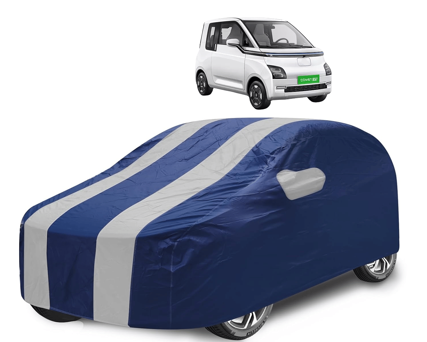 Auto Hub Car Body Cover for Premier All Car Models With Mirror Pocket ( Pack of 1 ) , Silver Auto Hub Car Body Cover for Premier All Car Models With Mirror Pocket ( Pack of 1 ) , Silver