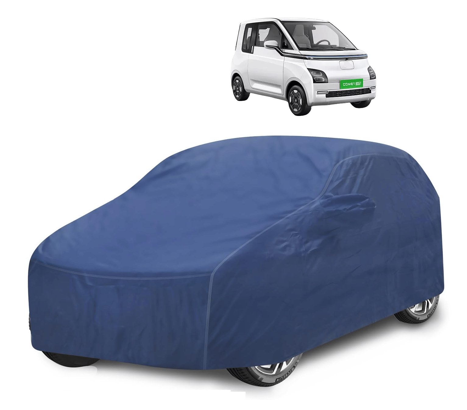 Auto Hub Car Body Cover for Premier All Car Models With Mirror Pocket ( Pack of 1 ) , Blue Auto Hub Car Body Cover for Premier All Car Models With Mirror Pocket ( Pack of 1 ) , Blue