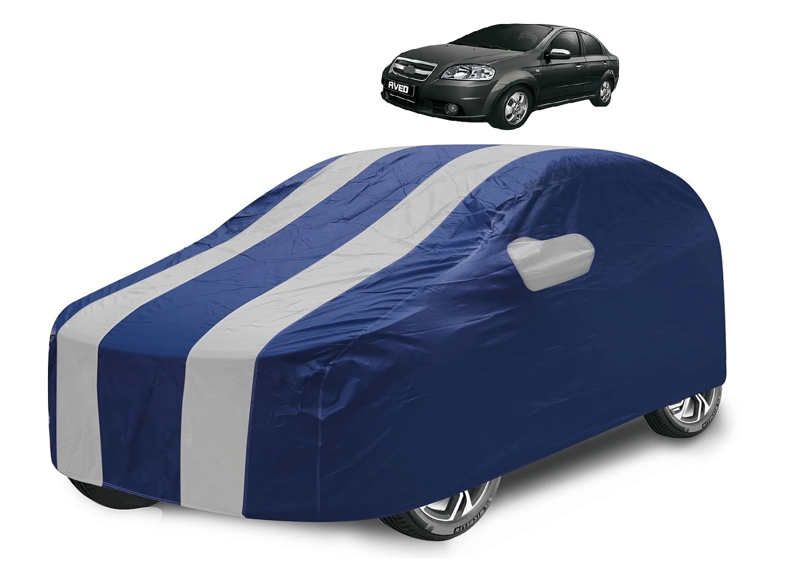 Auto Hub Car Body Cover for Chevrolet All Car Models With Mirror Pocket ( Pack of 1 ) , Silver     			Auto Hub Car Body Cover for Chevrolet All Car Models With Mirror Pocket ( Pack of 1 ) , Silver