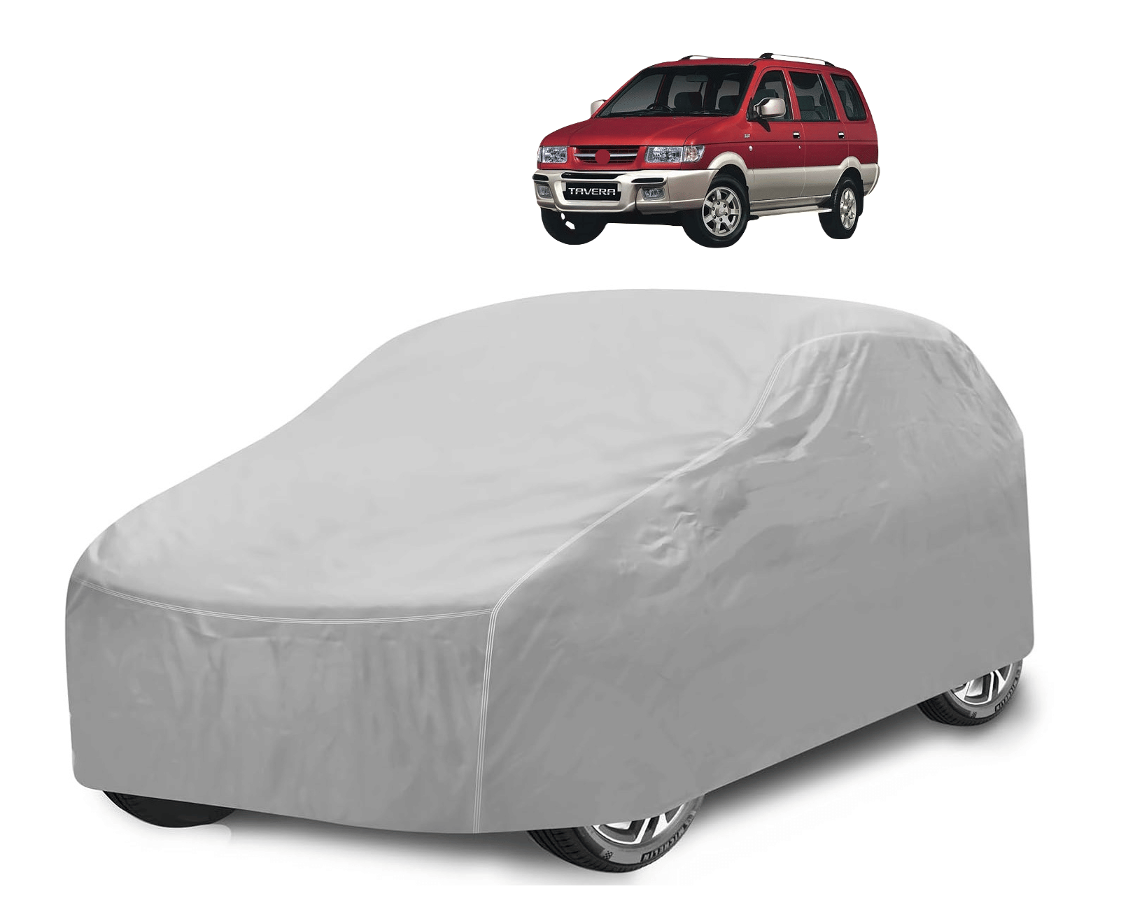 Auto Hub Car Body Cover for Chevrolet All Car Models With Mirror Pocket ( Pack of 1 ) , Silver     			Auto Hub Car Body Cover for Chevrolet All Car Models With Mirror Pocket ( Pack of 1 ) , Silver