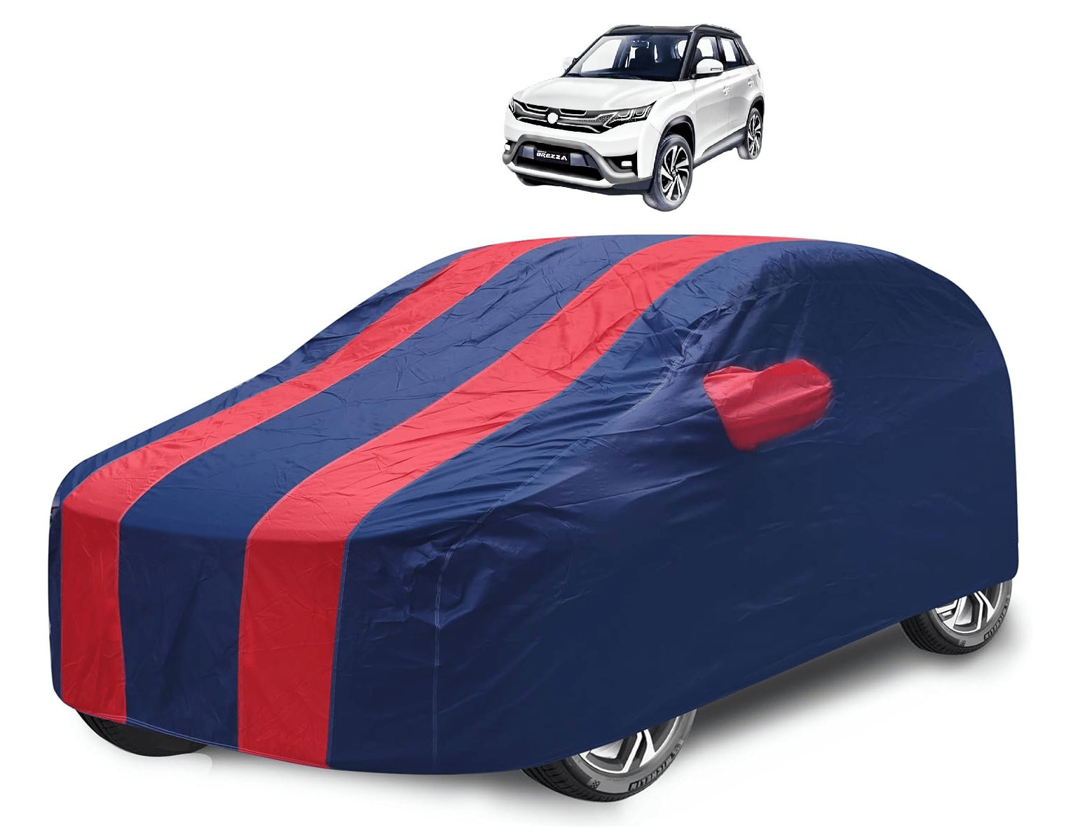 Auto Hub Car Body Cover for Maruti Suzuki All Car Models With Mirror Pocket ( Pack of 1 ) , Red Auto Hub Car Body Cover for Maruti Suzuki All Car Models With Mirror Pocket ( Pack of 1 ) , Red