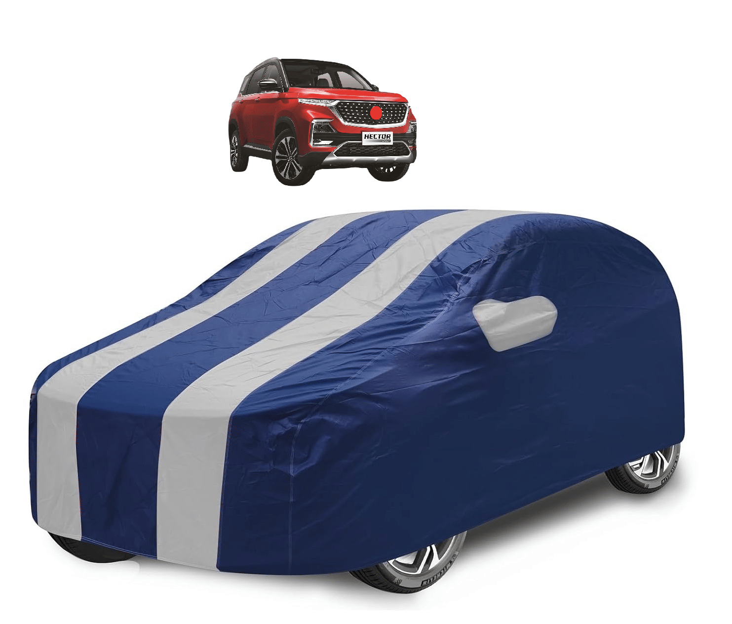 Auto Hub Car Body Cover for Premier All Car Models With Mirror Pocket ( Pack of 1 ) , Silver Auto Hub Car Body Cover for Premier All Car Models With Mirror Pocket ( Pack of 1 ) , Silver