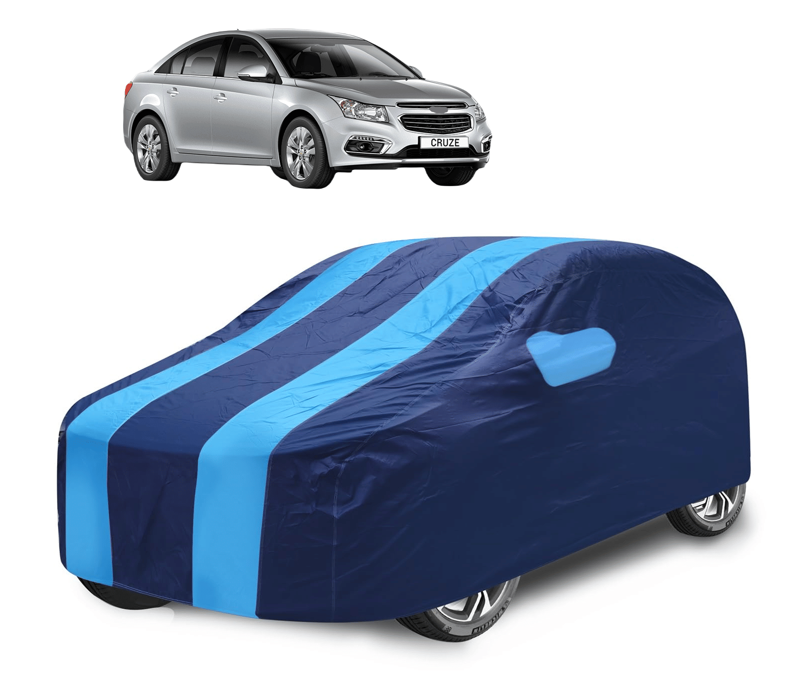 Auto Hub Car Body Cover for Chevrolet All Car Models With Mirror Pocket ( Pack of 1 ) , Blue Auto Hub Car Body Cover for Chevrolet All Car Models With Mirror Pocket ( Pack of 1 ) , Blue