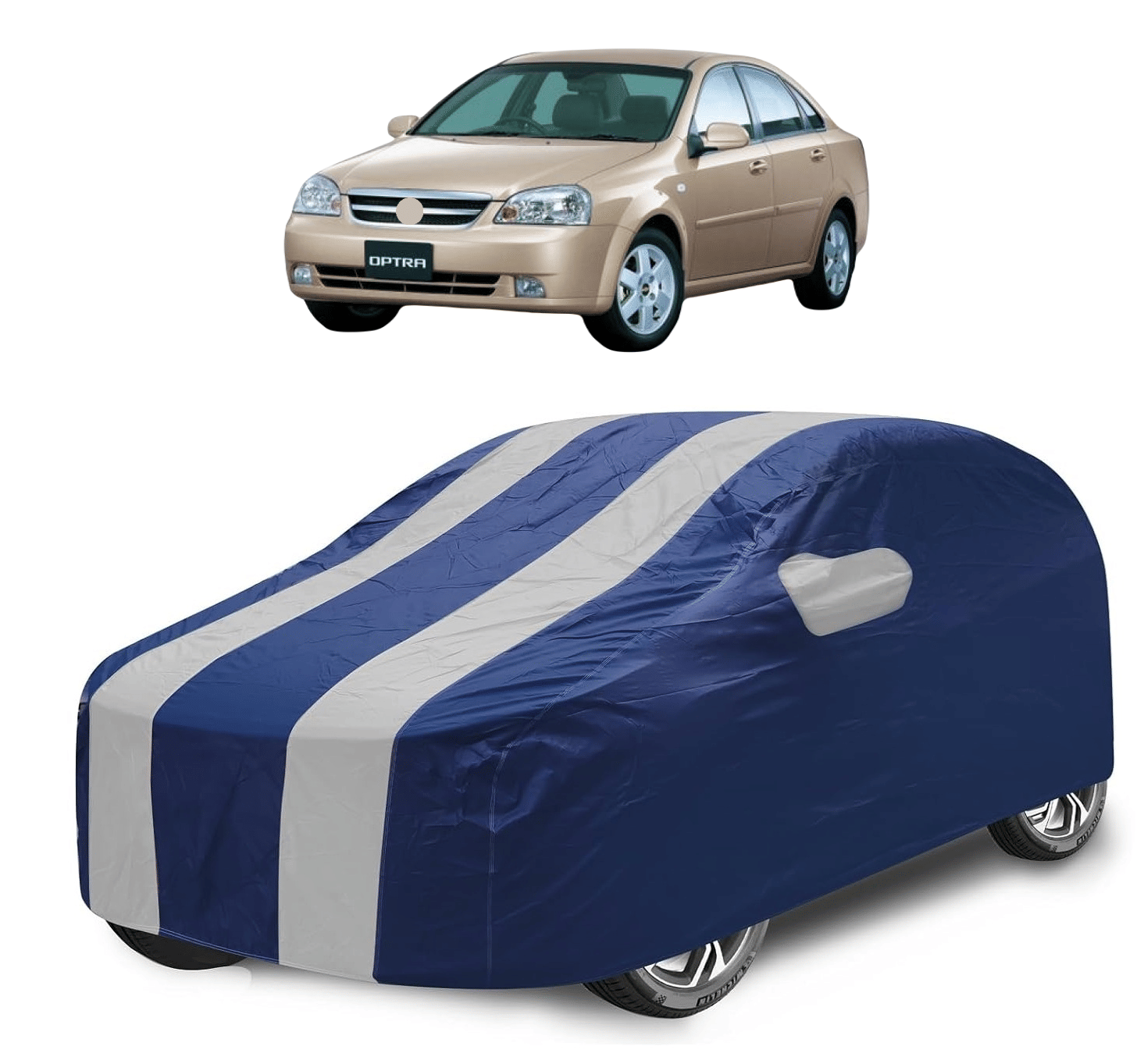 Auto Hub Car Body Cover for Chevrolet All Car Models With Mirror Pocket ( Pack of 1 ) , Silver Auto Hub Car Body Cover for Chevrolet All Car Models With Mirror Pocket ( Pack of 1 ) , Silver