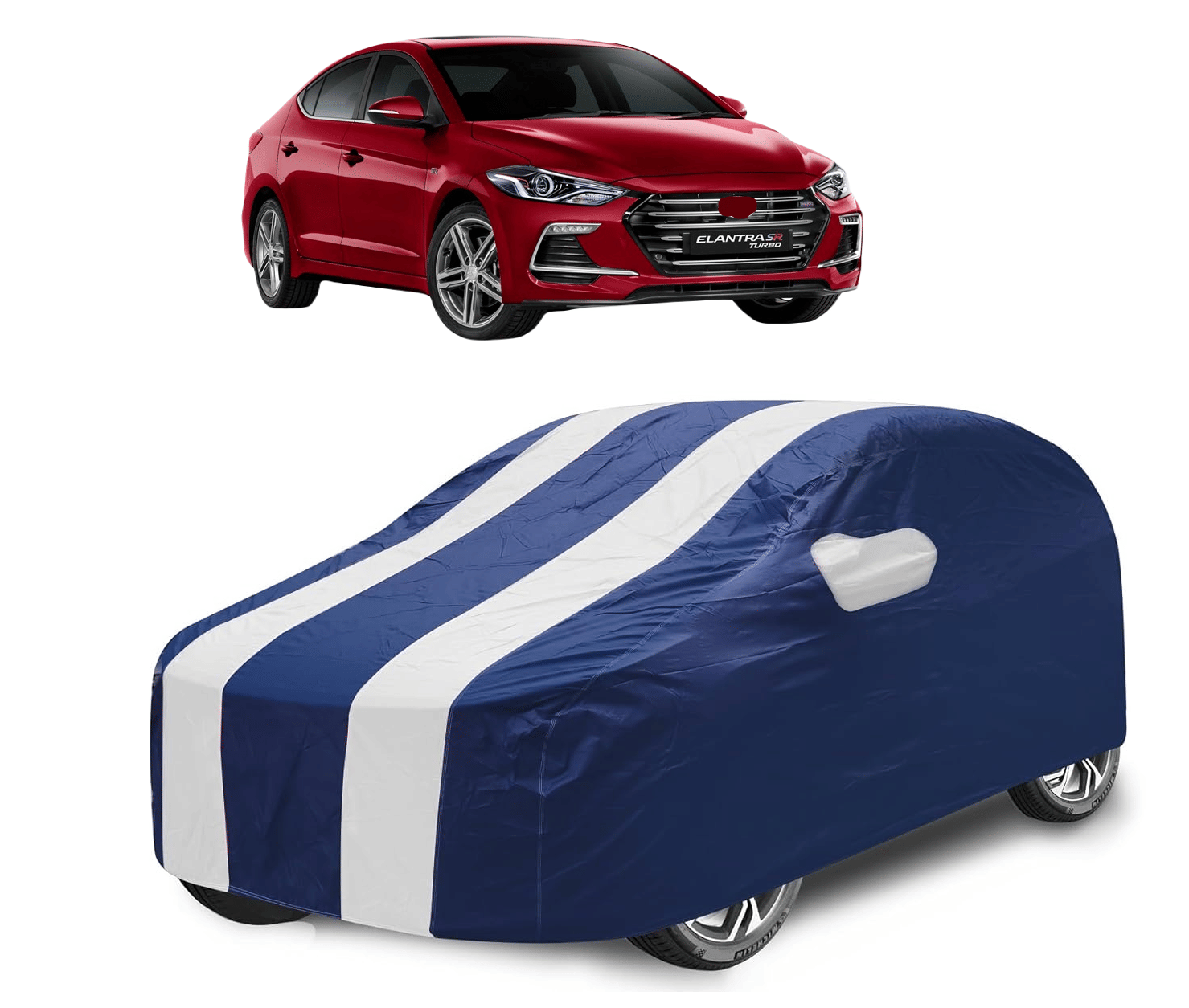 Auto Hub Car Body Cover for Hyundai All Car Models With Mirror Pocket ( Pack of 1 ) , White     			Auto Hub Car Body Cover for Hyundai All Car Models With Mirror Pocket ( Pack of 1 ) , White