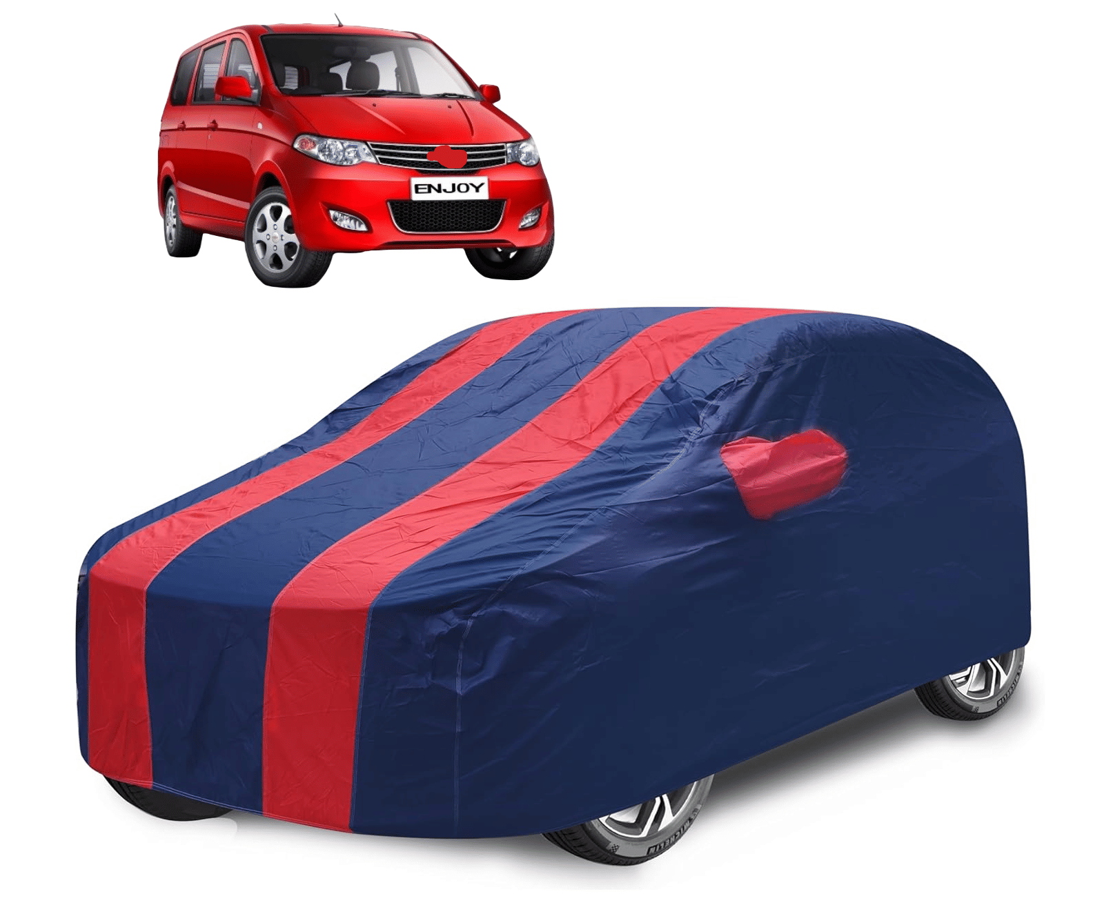 Auto Hub Car Body Cover for Chevrolet All Car Models With Mirror Pocket ( Pack of 1 ) , Red Auto Hub Car Body Cover for Chevrolet All Car Models With Mirror Pocket ( Pack of 1 ) , Red