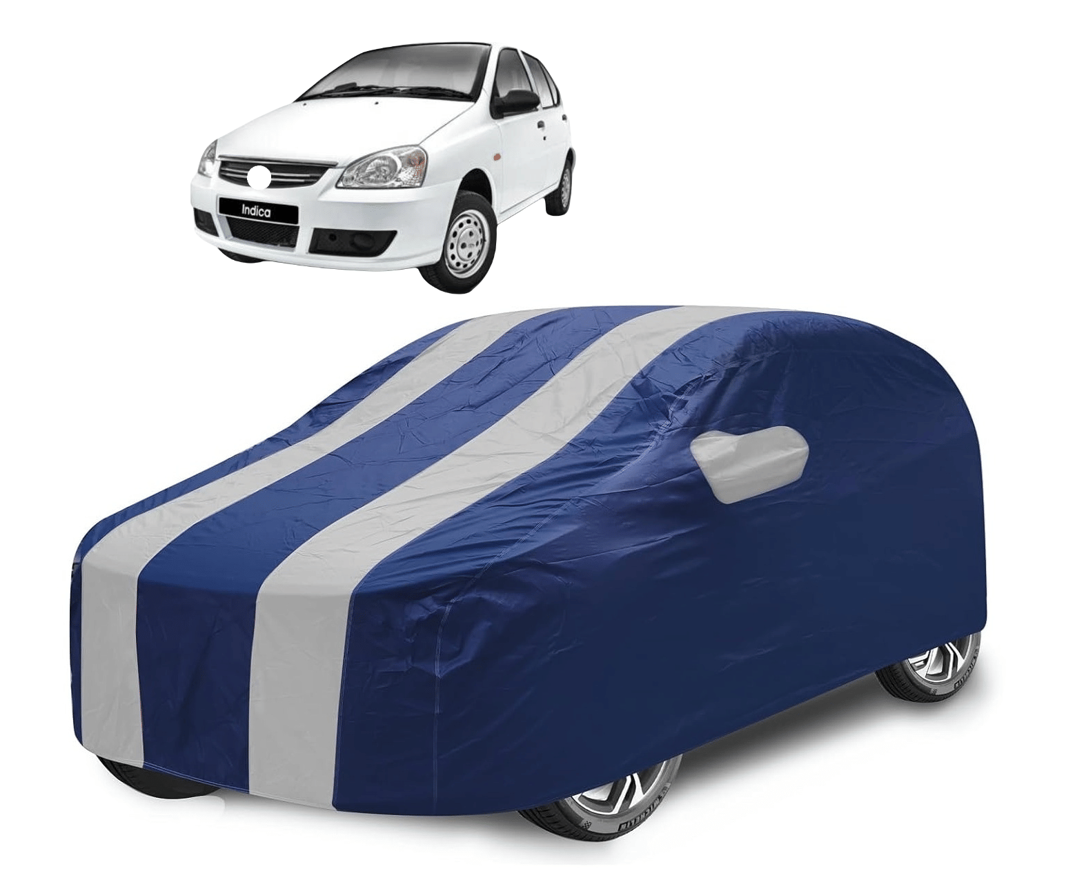 Auto Hub Car Body Cover for Tata All Car Models With Mirror Pocket ( Pack of 1 ) , Silver     			Auto Hub Car Body Cover for Tata All Car Models With Mirror Pocket ( Pack of 1 ) , Silver