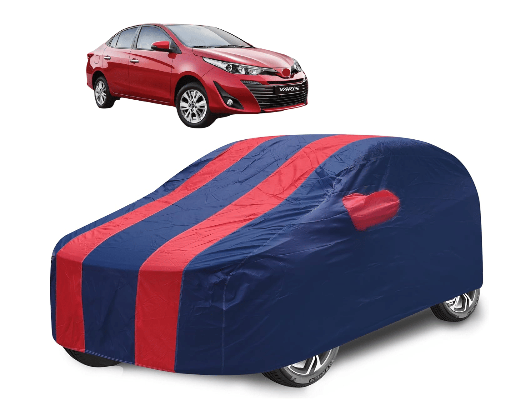 Auto Hub Car Body Cover for Toyota All Car Models With Mirror Pocket ( Pack of 1 ) , Red     			Auto Hub Car Body Cover for Toyota All Car Models With Mirror Pocket ( Pack of 1 ) , Red