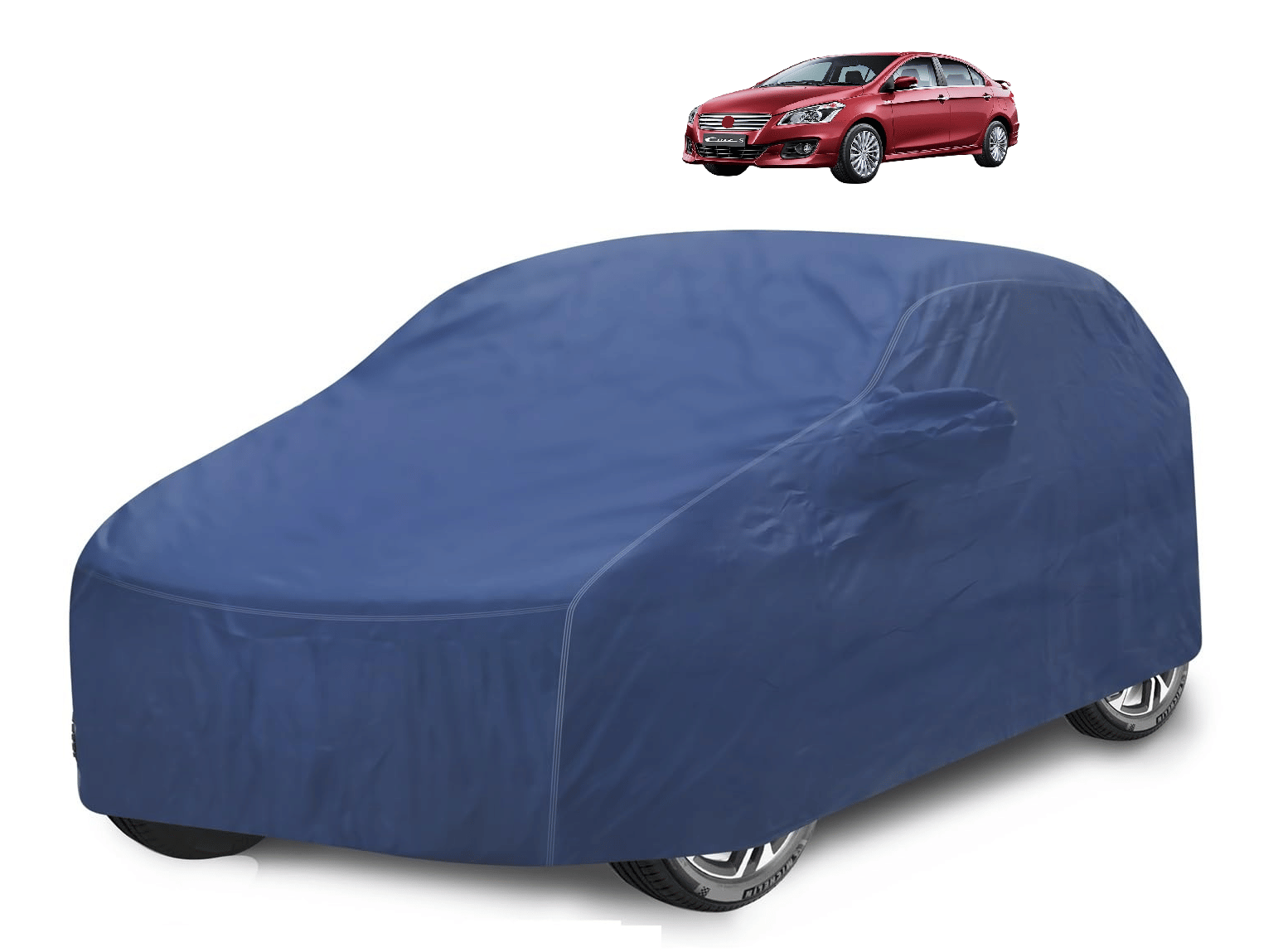     			Auto Hub Car Body Cover for Maruti Suzuki All Car Models With Mirror Pocket ( Pack of 1 ) , Blue
