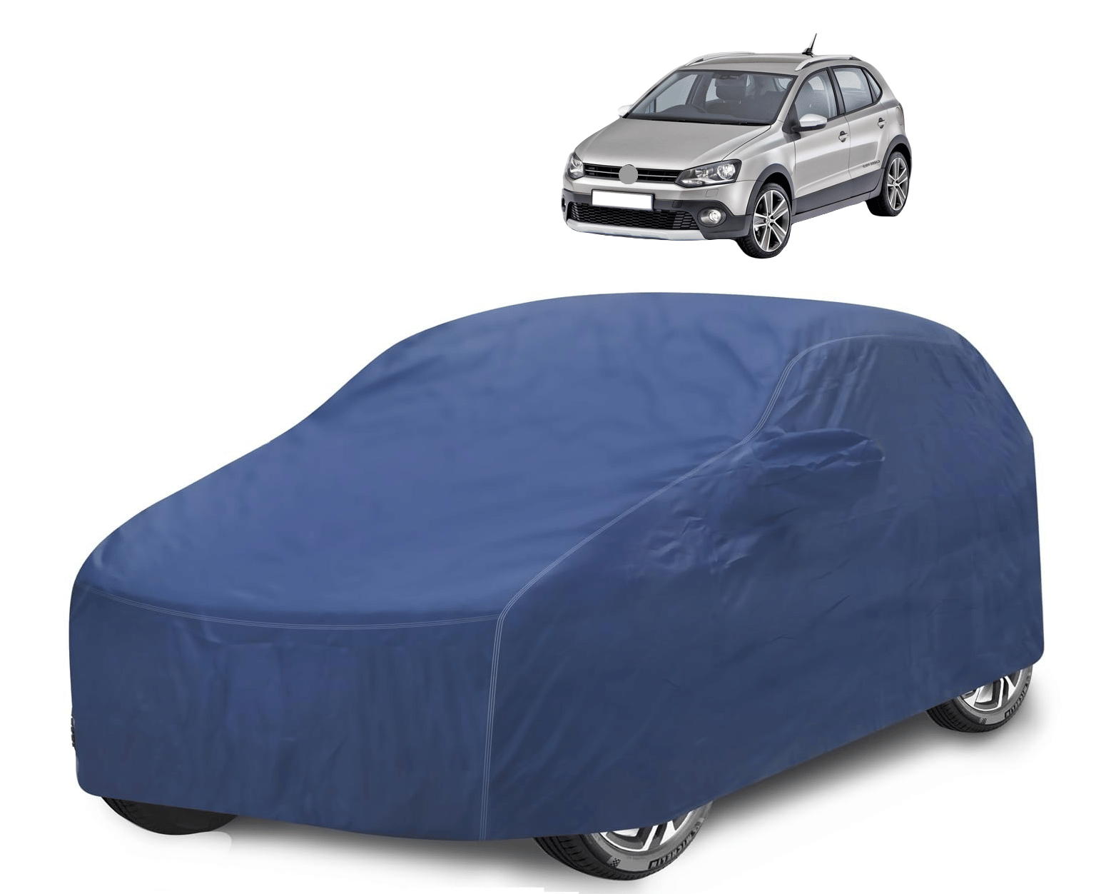 Auto Hub Car Body Cover for Volkswagen All Car Models With Mirror Pocket ( Pack of 1 ) , Blue     			Auto Hub Car Body Cover for Volkswagen All Car Models With Mirror Pocket ( Pack of 1 ) , Blue