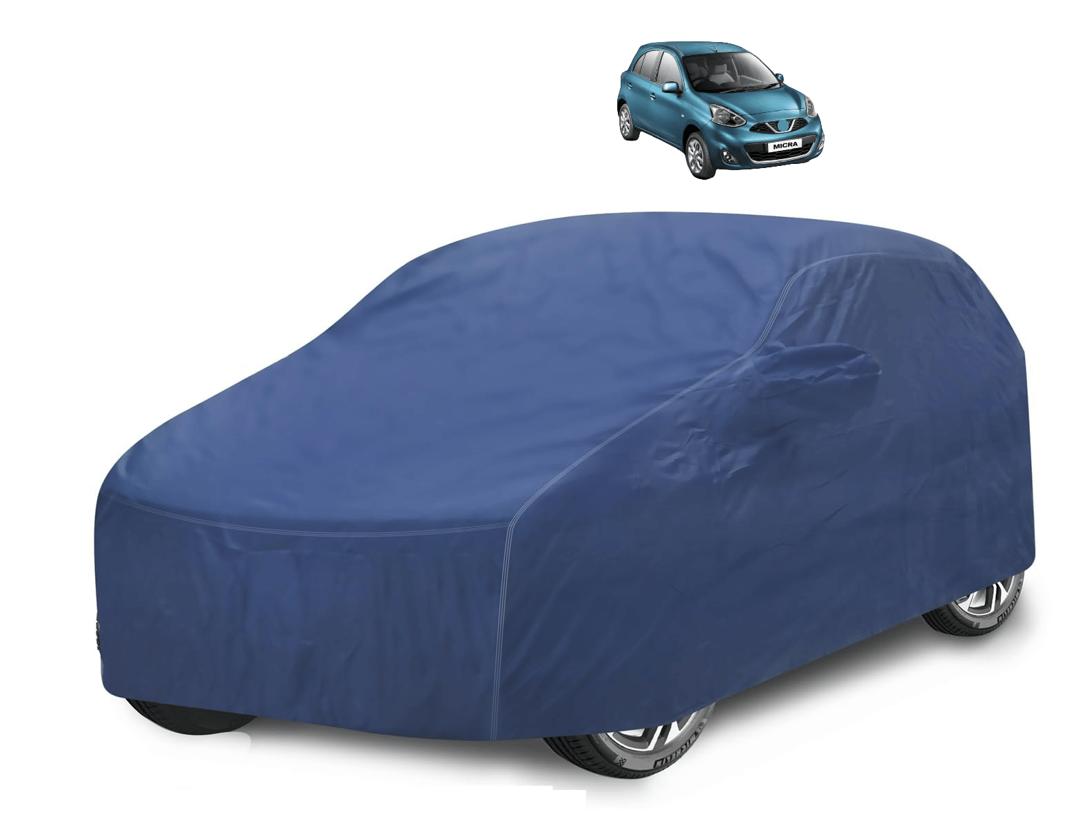 Auto Hub Car Body Cover for Nissan All Car Models With Mirror Pocket ( Pack of 1 ) , Blue     			Auto Hub Car Body Cover for Nissan All Car Models With Mirror Pocket ( Pack of 1 ) , Blue