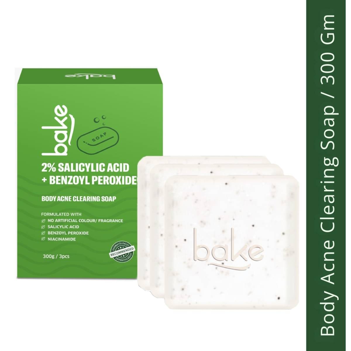     			BAKE Exfoliating Soap for All Skin Type ( Pack of 3 )