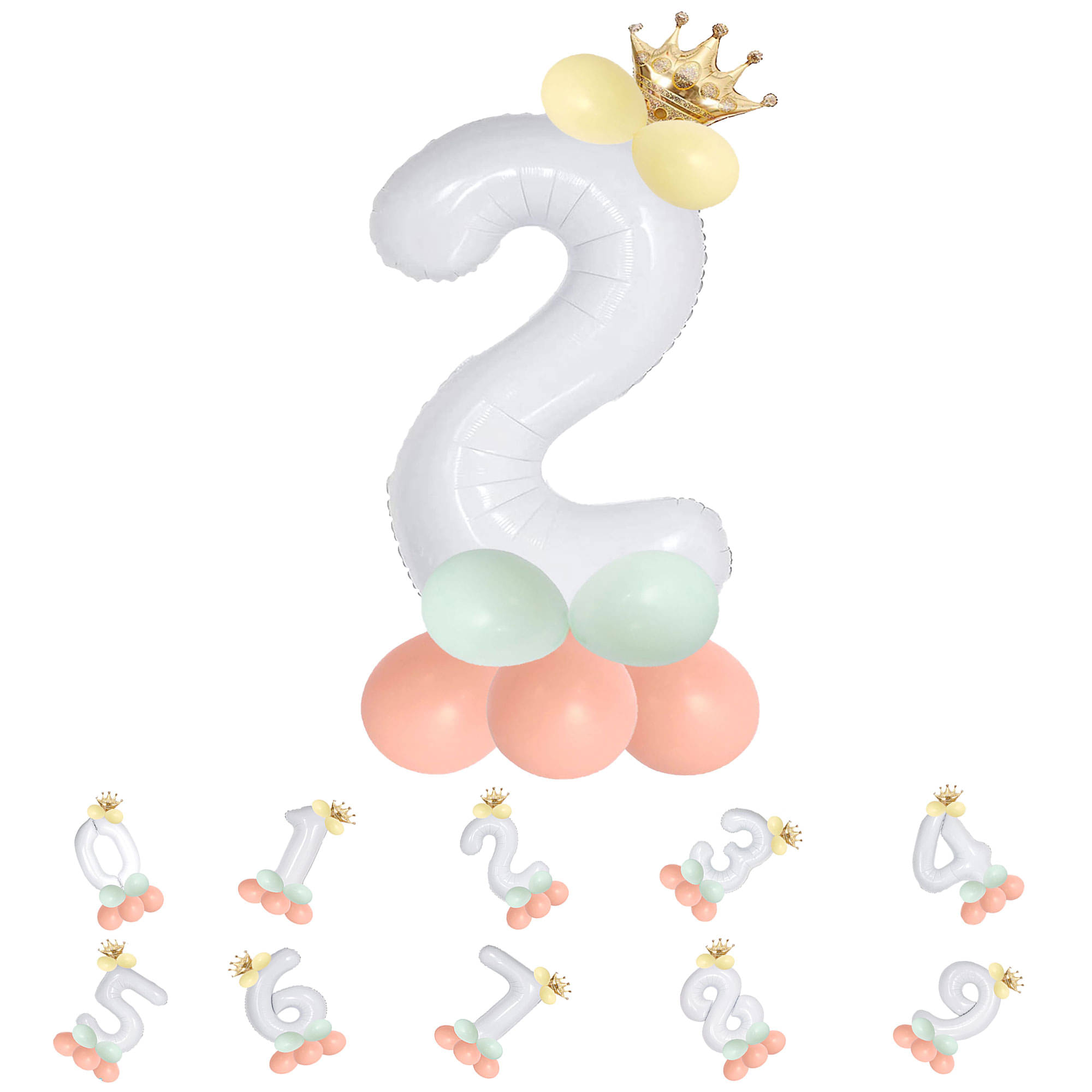 Bubble Bells 2/Two number 32 Inch White Color Foil Number Balloon For Birthday & Anniversary Decoration Kit,Helium Foil Balloon For Two Birthday With Crown Metalic Pastel Balloons For Birthday Decoration. Bubble Bells 2/Two number 32 Inch White Color Foil Number Balloon For Birthday & Anniversary Decoration Kit,Helium Foil Balloon For Two Birthday With Crown Metalic Pastel Balloons For Birthday Decoration.