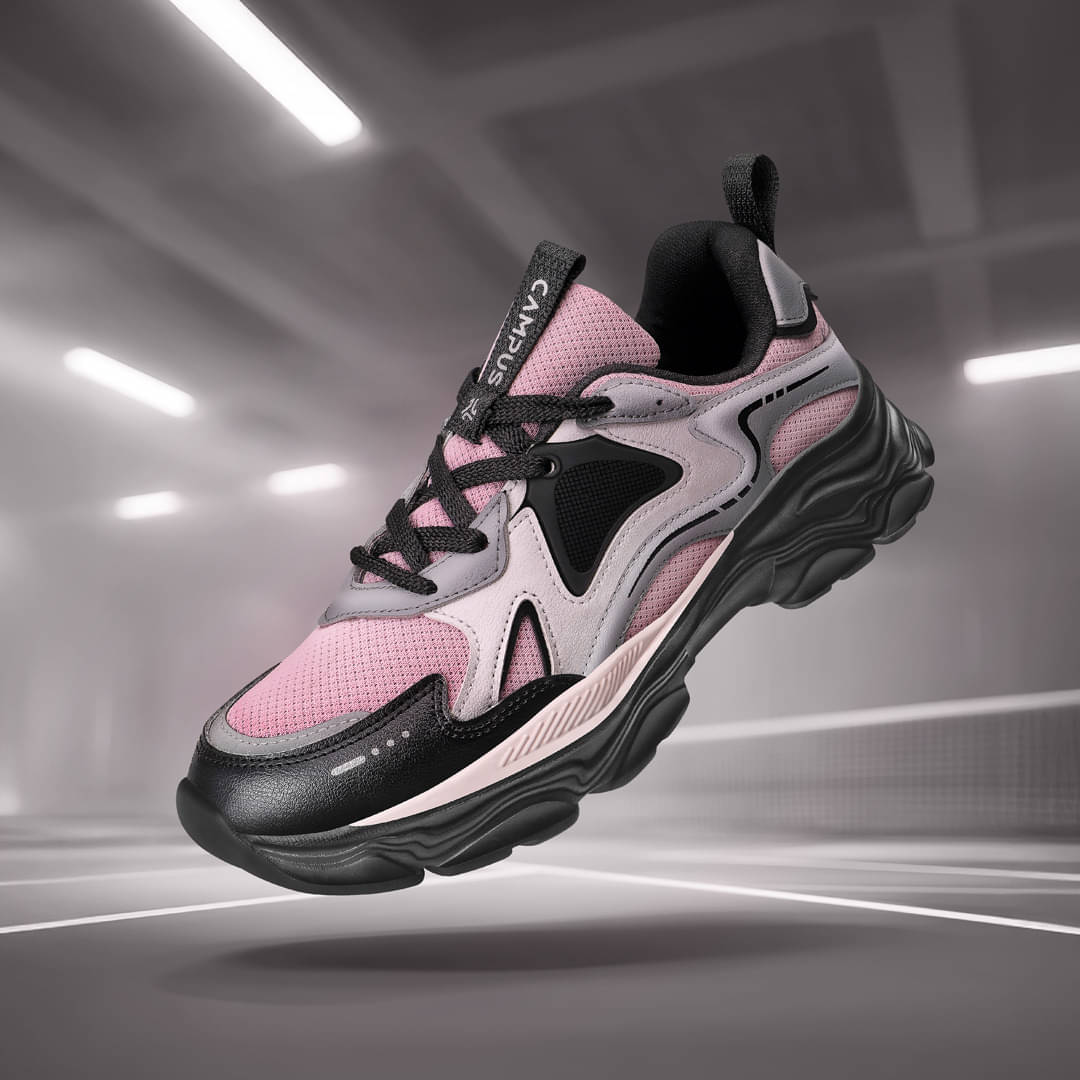     			Campus Black Women's Sneakers