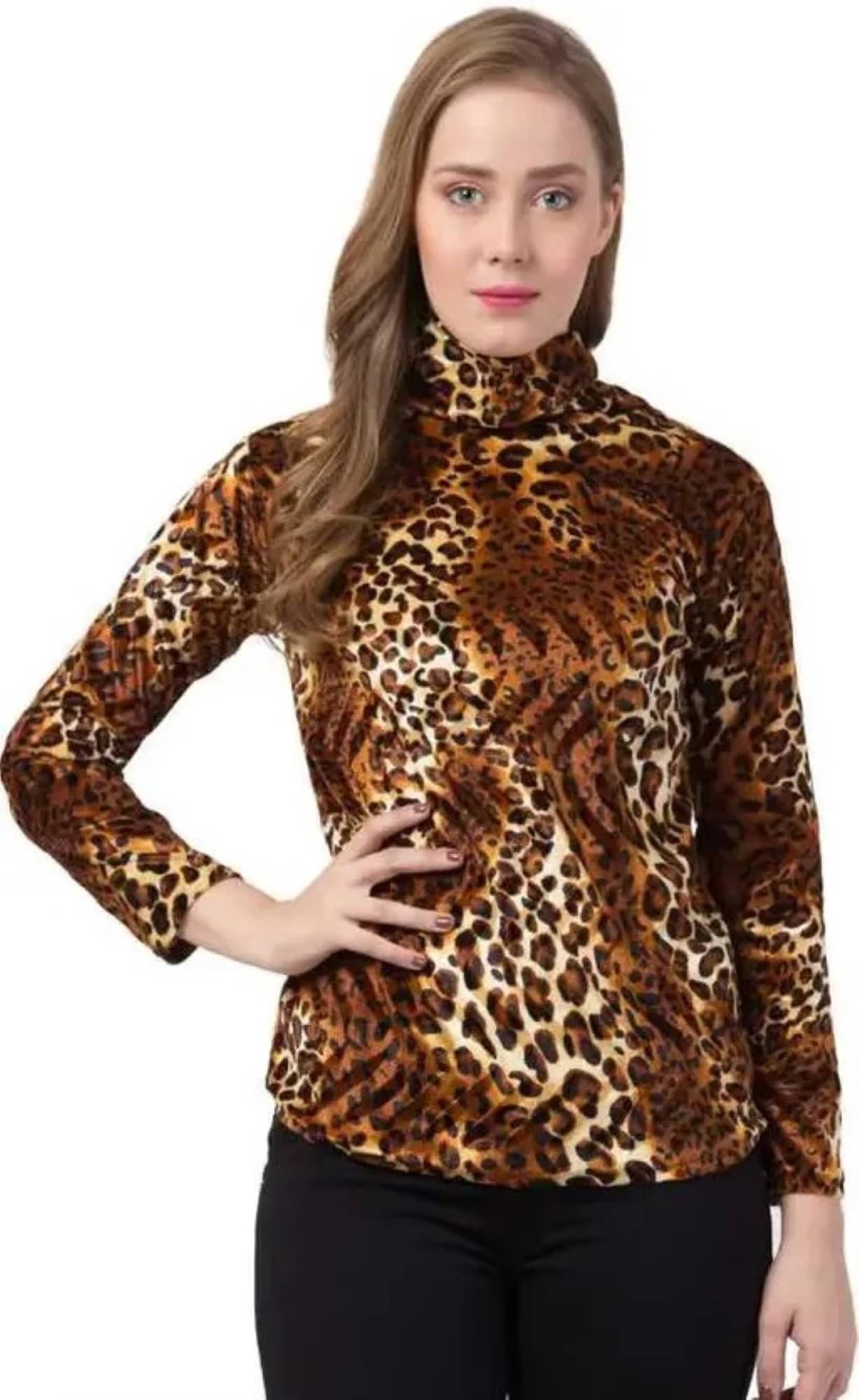     			Divine Bezz Women's Velvet Corset Top ( Brown )