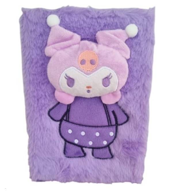     			Eclet 1Pc Stylish fur diary for kids personal use gift,return gifts A5 Diary yes 100 Pages  (Multicolor)