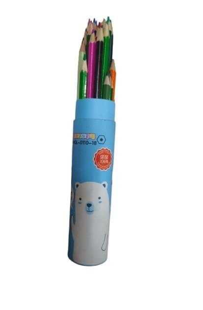Freedy 18 Color Pencils Stationery Gift Ideal for Birthday Return Gifts for kids Round Shaped Color Pencils (Set of 1, Multicolor) Freedy 18 Color Pencils Stationery Gift Ideal for Birthday Return Gifts for kids Round Shaped Color Pencils (Set of 1, Multicolor)
