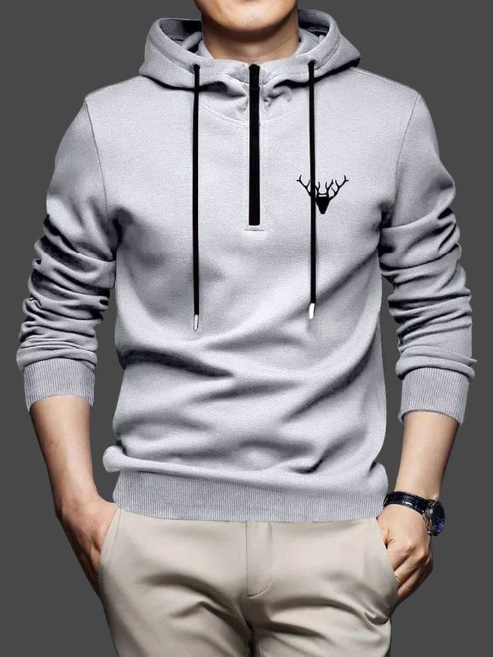 GARIMA KNITWEAR Fleece Hooded Men's Sweatshirt - Grey ( Pack of 1 ) GARIMA KNITWEAR Fleece Hooded Men's Sweatshirt - Grey ( Pack of 1 )