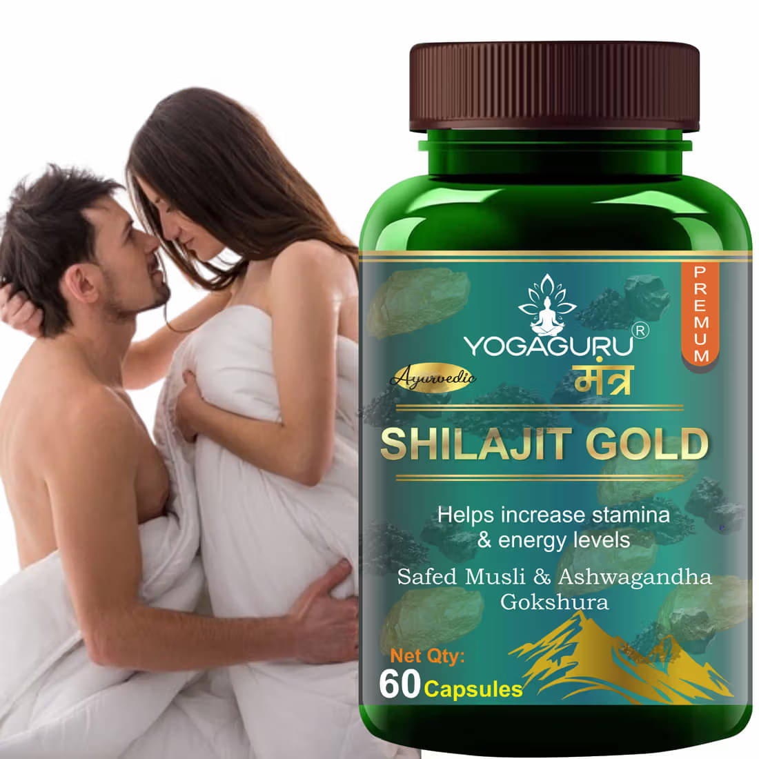 Shilajit and Safed Musli For Men Performance, Muscle and Energy 60 Veg Capsule Shilajit and Safed Musli For Men Performance, Muscle and Energy 60 Veg Capsule